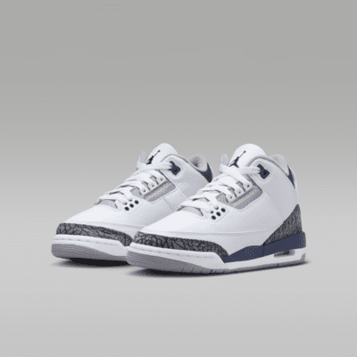 Air Jordan 3 Retro Big Kids' Shoes