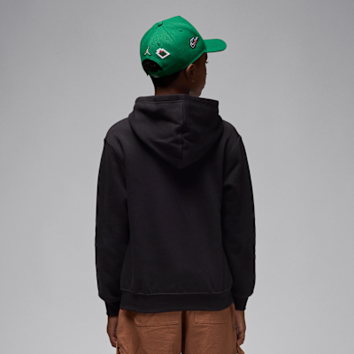 Sudadera con gorro de cierre completo para niños talla grande Jordan Brooklyn Fleece