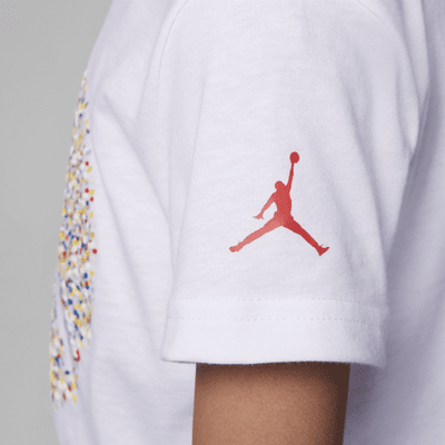 Playera con gráfico para niños talla pequeña Jordan Poolside Jumpman