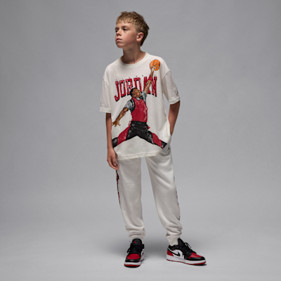Playera Sketch para niños talla grande Jordan