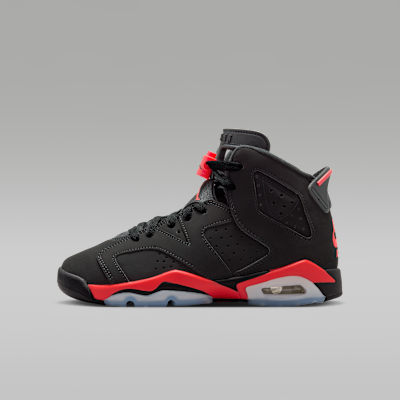 Air Jordan 6 Retro "Infrared" Big Kids' Shoes