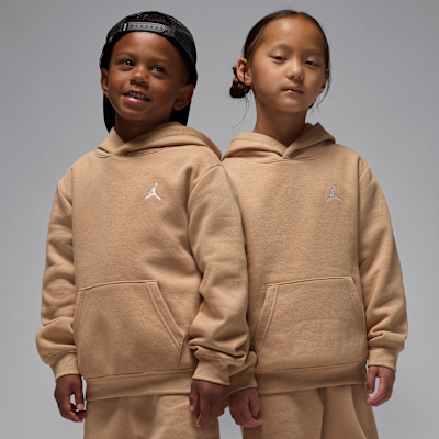 Conjunto de 2 piezas con sudadera con gorro sin cierre para niños talla pequeña Jordan Brooklyn Fleece