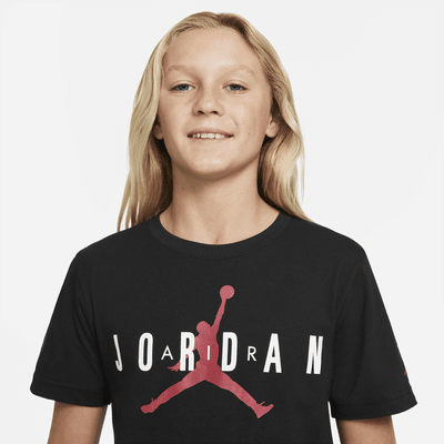 Air Jordan Boys' Jump-Man Graphics Dri Fit Jersey