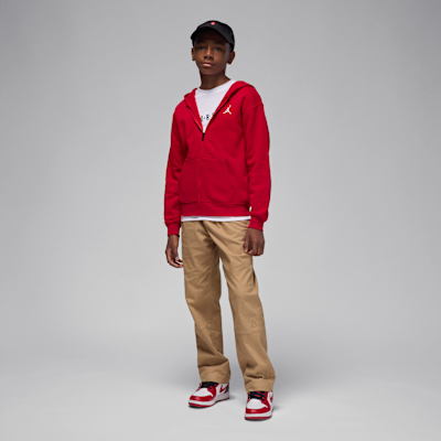 Jordan Brooklyn Fleece Big Kids' Full-Zip Hoodie