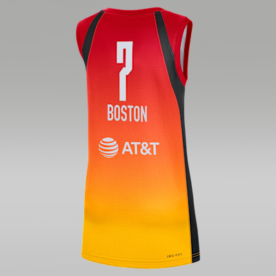 Jersey Nike Dri-FIT de la WNBA Victory unisex Aliyah Boston 2025 All-Star Game Explorer Edition