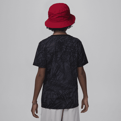 Jordan Big Kids' Net Flight Printed T-Shirt