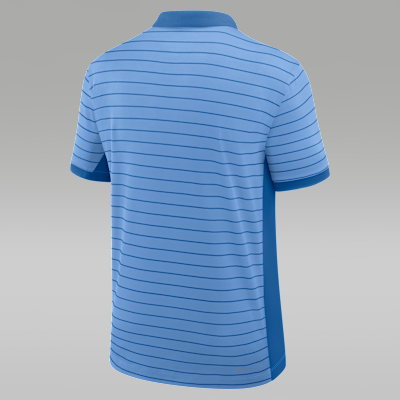 North Carolina Sideline Victory Stripe Men's Jordan Brand Dri-FIT College Polo