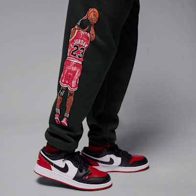 Pants de tejido Fleece Sketch para niños talla grande Jordan