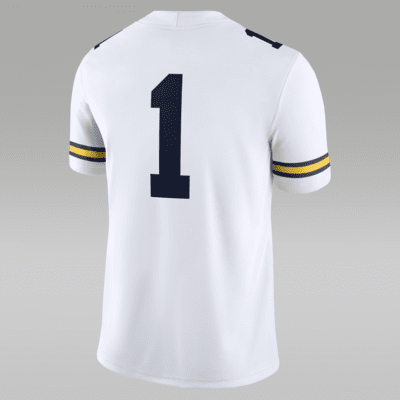 Jersey universitario Jordan Dri-FIT Game para hombre Michigan Wolverines