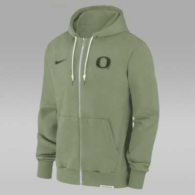 Oregon Ducks Sideline Player Men's Nike Dri-FIT College Full-Zip Hoodie