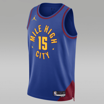 Denver Nuggets Statement Edition Jordan Dri-FIT NBA Swingman-spillertrøje til mænd