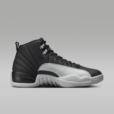 Air Jordan 12 Retro "Black and Wolf Grey" Men's Shoes