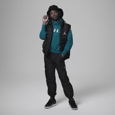 Sudadera con gorro para niños talla grande Jordan Soft Touch Mixed Pullover Hoodie