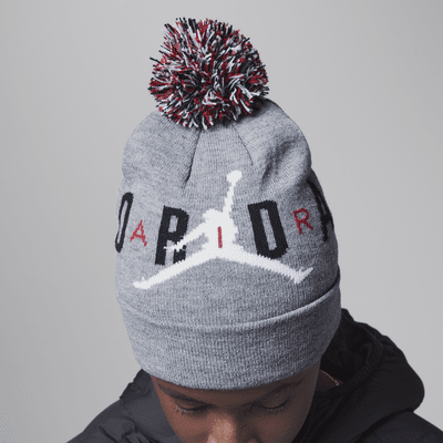 Conjunto de dos piezas para niños talla grande Jordan Pom Beanie Set
