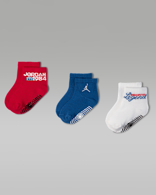 Детские носки Jordan Infant/Toddler Americana Gripper Socks (3 Pairs)