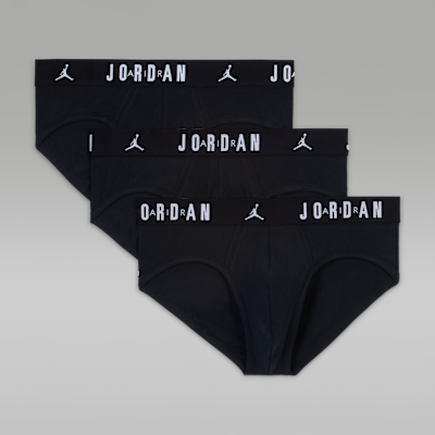Jordan Men's Flight Cotton Hip Briefs (3-Pack)