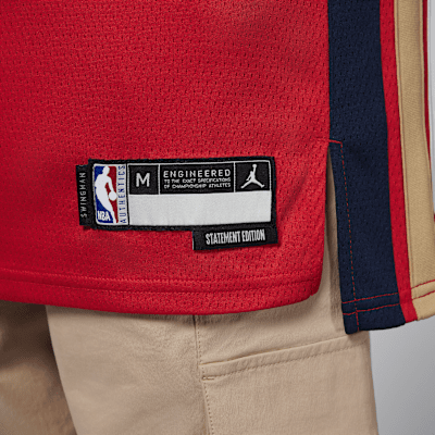 Dres Jordan Dri-FIT NBA Swingman Zion Williamson New Orleans Pelicans Statement Edition 2023/24 pro větší děti