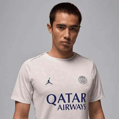 Paris Saint-Germain Academy Pro Fourth Men's Jordan Dri-FIT Football Short-Sleeve Pre-Match Top
