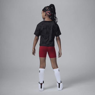 Air Jordan Flight Bike Shorts Set zweiteiliges Set für jüngere Kinder