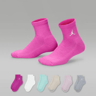 Jordan Everyday Essentials Big Kids' Ankle Socks (6 Pairs)