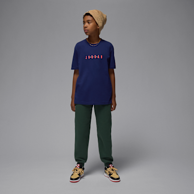 T-shirt con logo ricamata Jordan – Ragazzo/a