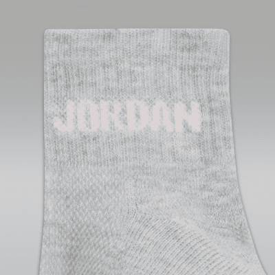 Meias Jordan Ankle Socks para criança (6 pares)