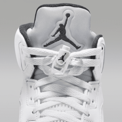 Air Jordan 5 Retro 'White and Black' Men's Shoes