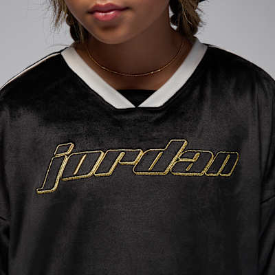 Vestido de veludo Jordan Mountainside Júnior