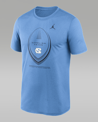 Мужская футболка North Carolina Primetime Football Icon Legend Jordan Brand Dri-FIT College для футбола