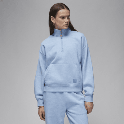 Haut à quart de zip Jordan Flight Fleece pour femme