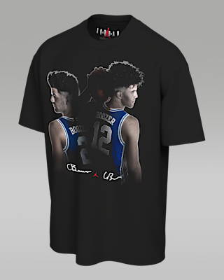 Мужская футболка Cayden Boozer and Cameron Boozer Jordan