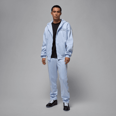 Jordan Brooklyn Fleece oversized hoodie met rits over de hele lengte voor heren