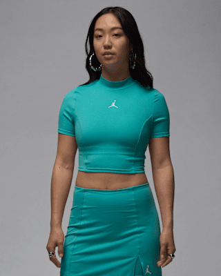 Женские шорты Jordan Short-Sleeve Knit Crop Top