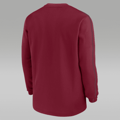 Oklahoma Sooners Sideline Coach Men's Jordan College Long-Sleeve Top