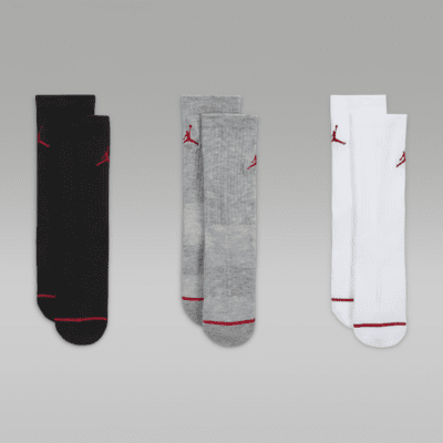 Jordan Jumpman Little Kids' Cushioned Crew Socks (3 Pairs). Nike JP
