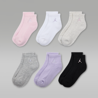 Jordan Everyday Essentials Big Kids' Ankle Socks (6 Pairs)