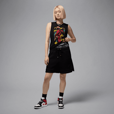 Playera sin mangas con gráficos para mujer Jordan