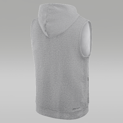Sudadera con gorro sin cierre sin mangas universitaria marca Jordan Dri-FIT para hombre North Carolina Sideline