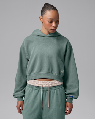 Женское худи Jordan Flight Fleece Mid Layer Cropped Hoodie