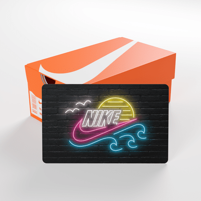 Nike Gift Card Mailed in a Mini Nike Shoebox