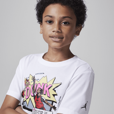Air Jordan Big Kids' Dunk Comics T-Shirt