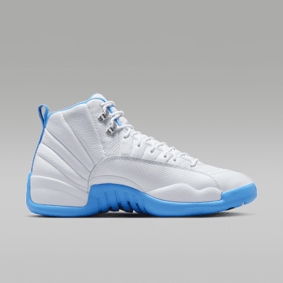 Tenis para hombre Air Jordan 12 Retro "White and University Blue"