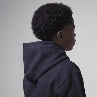 Sudadera con gorro sin cierre de tejido Fleece para niños talla grande Air Jordan