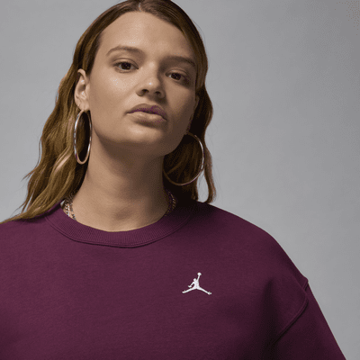 Jordan Brooklyn Fleece sweatshirt med rund hals til dame