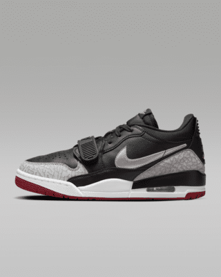 Nike Air Jordan Legacy sneaker Zwart/Gym Red/Cement Grey/Metallic Silver
