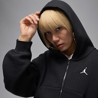 Jordan Brooklyn Fleece Women's Cropped Full-Zip Hoodie