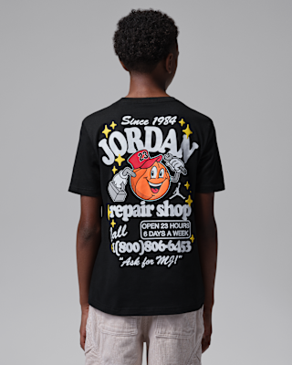 Детская футболка Jordan Big Kids' MJ's Repair Shop