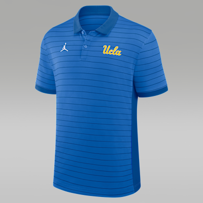 UCLA Sideline Victory Stripe Men's Jordan Brand Dri-FIT College Polo