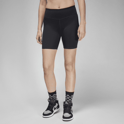 Jordan Sport bikeshorts met hoge taille voor dames (18 cm)