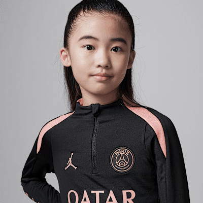 Paris Saint-Germain Strike Third Older Kids' Jordan Dri-FIT Football Drill Top